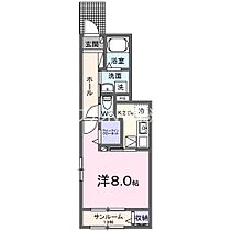 岡山県倉敷市水江（賃貸アパート1K・1階・33.20㎡） その2