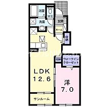 岡山県倉敷市南畝3丁目（賃貸アパート1LDK・1階・50.08㎡） その2