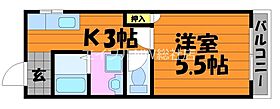 岡山県倉敷市上東（賃貸アパート1K・2階・23.04㎡） その2