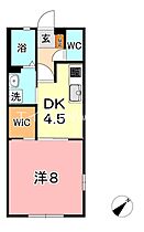 岡山県倉敷市福島（賃貸アパート1DK・1階・34.75㎡） その2