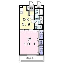 岡山県倉敷市浜ノ茶屋1丁目（賃貸マンション1DK・2階・40.24㎡） その2