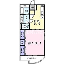 岡山県倉敷市浜ノ茶屋1丁目（賃貸マンション1DK・1階・40.24㎡） その2