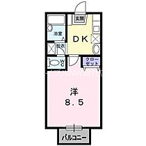 岡山県倉敷市老松町1丁目（賃貸アパート1K・2階・26.93㎡） その2