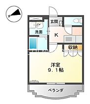 岡山県倉敷市八王寺町（賃貸アパート1K・1階・30.00㎡） その2