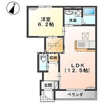 岡山県倉敷市真備町有井（賃貸アパート1LDK・1階・45.46㎡） その2