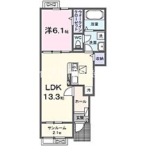 岡山県倉敷市東塚4丁目（賃貸アパート1LDK・1階・50.05㎡） その2