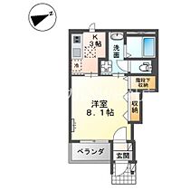 岡山県倉敷市神田3丁目（賃貸アパート1K・1階・31.04㎡） その2