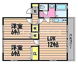 岡山県倉敷市帯高（賃貸アパート2LDK・2階・57.29㎡） その2