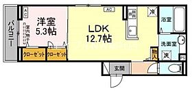 岡山県倉敷市日吉町（賃貸アパート1LDK・2階・45.45㎡） その2