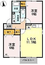 岡山県倉敷市玉島八島（賃貸アパート2LDK・2階・53.76㎡） その2