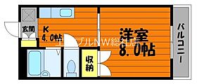 岡山県倉敷市松島（賃貸マンション1K・3階・28.44㎡） その2