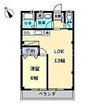 岡山県倉敷市茶屋町（賃貸アパート1LDK・1階・44.70㎡） その2