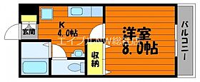 岡山県倉敷市二子（賃貸マンション1K・2階・25.02㎡） その2