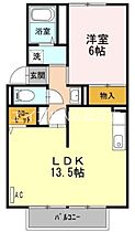 岡山県倉敷市西阿知町（賃貸アパート1LDK・1階・46.09㎡） その2