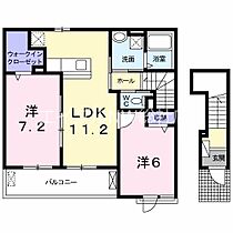 岡山県倉敷市連島町連島（賃貸アパート2LDK・2階・59.13㎡） その2