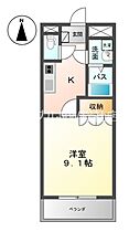 岡山県倉敷市中庄（賃貸アパート1K・1階・30.96㎡） その2