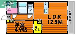 JR伯備線 清音駅 徒歩6分 2階/-