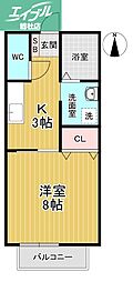 水島臨海鉄道 西富井駅 徒歩8分 1階/-