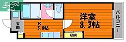 Anticabellacasa 1Kの間取図画像