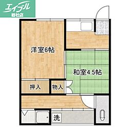 JR吉備線 服部駅 徒歩16分 2階/-