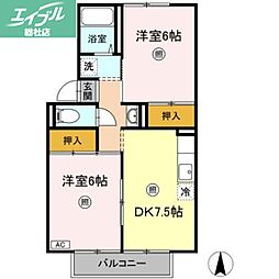 JR吉備線 東総社駅 徒歩2分 2階/-