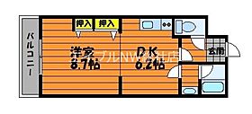 岡山県倉敷市宮前（賃貸マンション1DK・1階・34.00㎡） その2