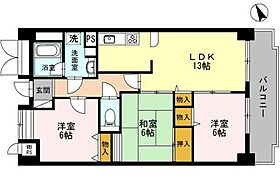 エール豊岡  ｜ 兵庫県豊岡市今森（賃貸マンション3LDK・10階・72.80㎡） その2