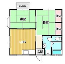 ひまわりかん（1）  ｜ 兵庫県豊岡市野上（賃貸アパート2LDK・2階・46.37㎡） その2