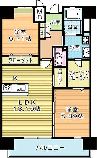 LEGEND　TAKAMI（レジェンド高見）　N棟 1001｜福岡県北九州市八幡東区荒生田３丁目(賃貸マンション2LDK・10階・64.12㎡)の写真 その2