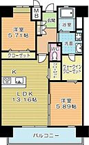 LEGEND　TAKAMI（レジェンド高見）　S棟 1111 ｜ 福岡県北九州市八幡東区荒生田３丁目5-（賃貸マンション2LDK・11階・64.12㎡） その2