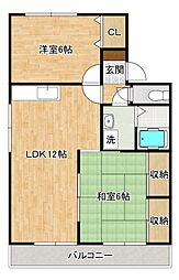 セジュールタカミ D棟 2階/202