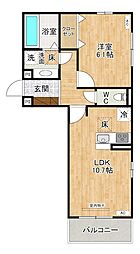 間取図画像 1LDK