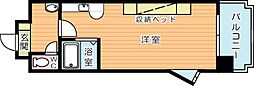 アンシャンテ北方 ワンルームの間取図画像