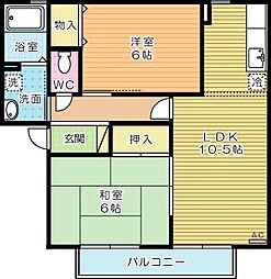 ガーデンヒルズ　A棟 2階