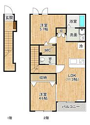 レジデンス富士見 2階