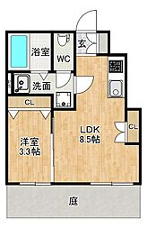 コンフォートプレイス小倉 1階/105