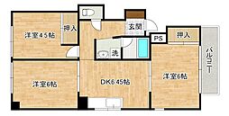 リビエラハイツ 3階