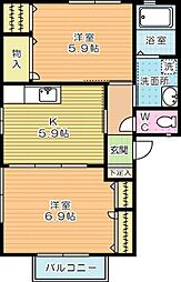 アヴニール緑ヶ丘 2階/201