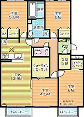 物件の間取り