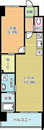 アドバンス128 1LDKの間取図画像