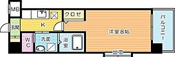 さくら館 1Kの間取図画像