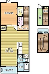 グレイスワン 1LDKの間取図画像