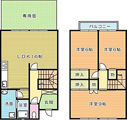 プリンセス守恒2 3LDKの間取図画像