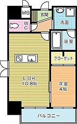 ベルコモンズ 1LDKの間取図画像