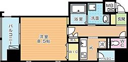 アースコートY,sシティ片野新町 1Kの間取図画像