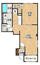 ラ・ポーズ葛原 1階/105