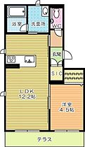 ラピス・ラジュリ 102 ｜ 福岡県北九州市小倉北区下富野４丁目20-10（賃貸マンション1LDK・1階・41.20㎡） その2