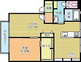 ヒルサイド都 202 ｜ 福岡県北九州市小倉北区都２丁目6-8（賃貸アパート1LDK・2階・50.78㎡） その2