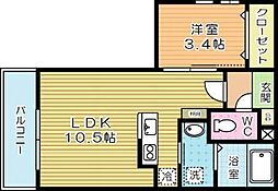 Cherim戸畑III（シェリム戸畑III） 2階