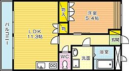 ボンヌール植田 3階